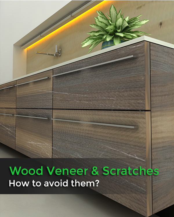wood veneers & scratches
